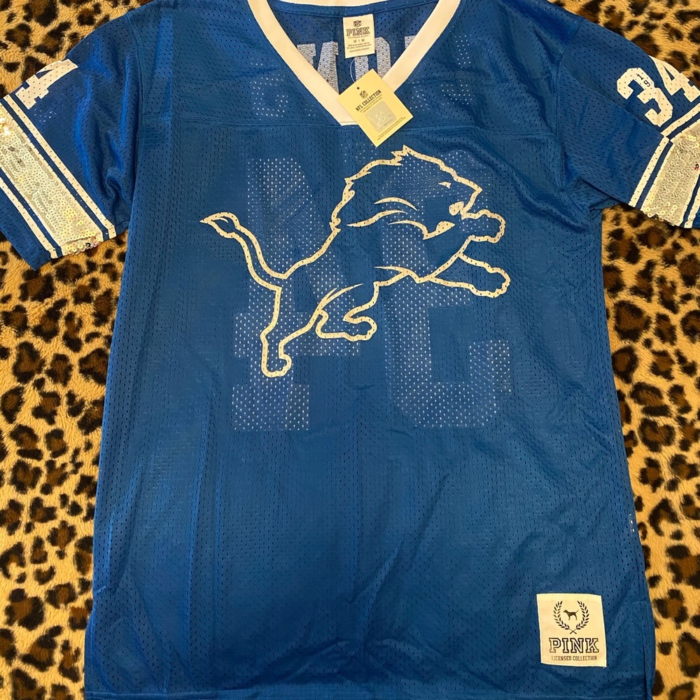 PINK Victoria’s NFL Detroit Jersey